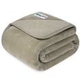 thumbnail image 1 of PetAmi Waterproof Dog Blanket For Medium Large Dogs, Pee Proof Pet Blanket for Couch Bed, Reversible Water Proof Blanket for Puppy Indoor Cat, Soft Dog Fleece Blankets Washable, 40x60 Taupe, 1 of 8