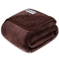 thumbnail image 1 of PetAmi Waterproof Dog Blanket For Small Medium Dogs, Pee Proof Pet Blanket for Couch Bed, Reversible Water Proof Blanket for Puppy Indoor Cat, Soft Dog Fleece Blankets Washable, 24x32 Brown, 1 of 8
