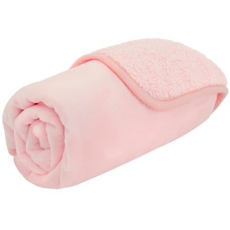 PetAmi Waterproof Dog Blanket For Small Medium Dogs, Pee Proof Pet Blanket Sherpa Fleece Couch Cover, Reversible Cat Throw Bed Sofa Protector, Soft Plush Washable Pad (Medium 29x40, Pink)