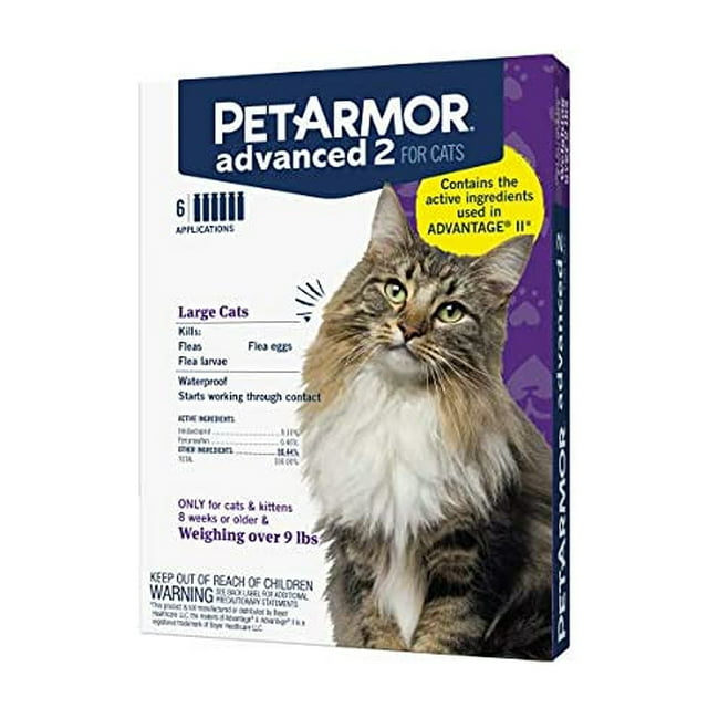PetArmor Advanced 2, 6Month Supply, Flea Prevention and Control for