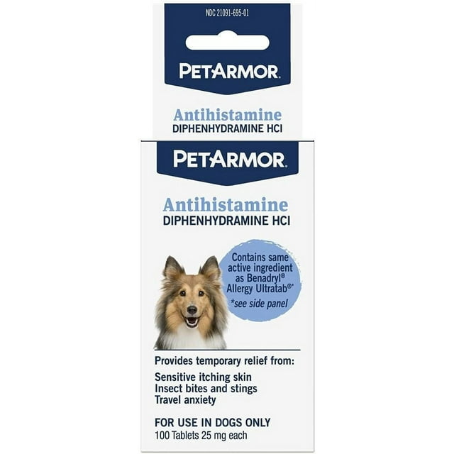 PetArmor Antihistamine Medication for Allergies for Dogs [Dog, Health
