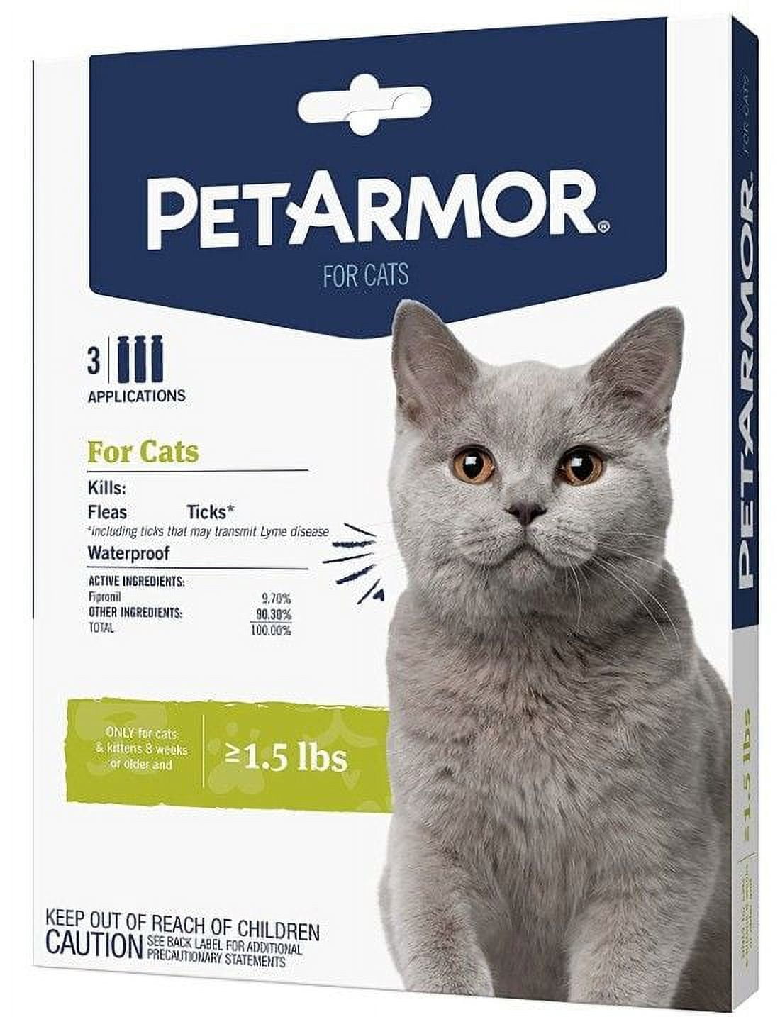PetArmor Flea and Tick Treatment for Cats (Over 1.5 Pounds) [Cat, Flea