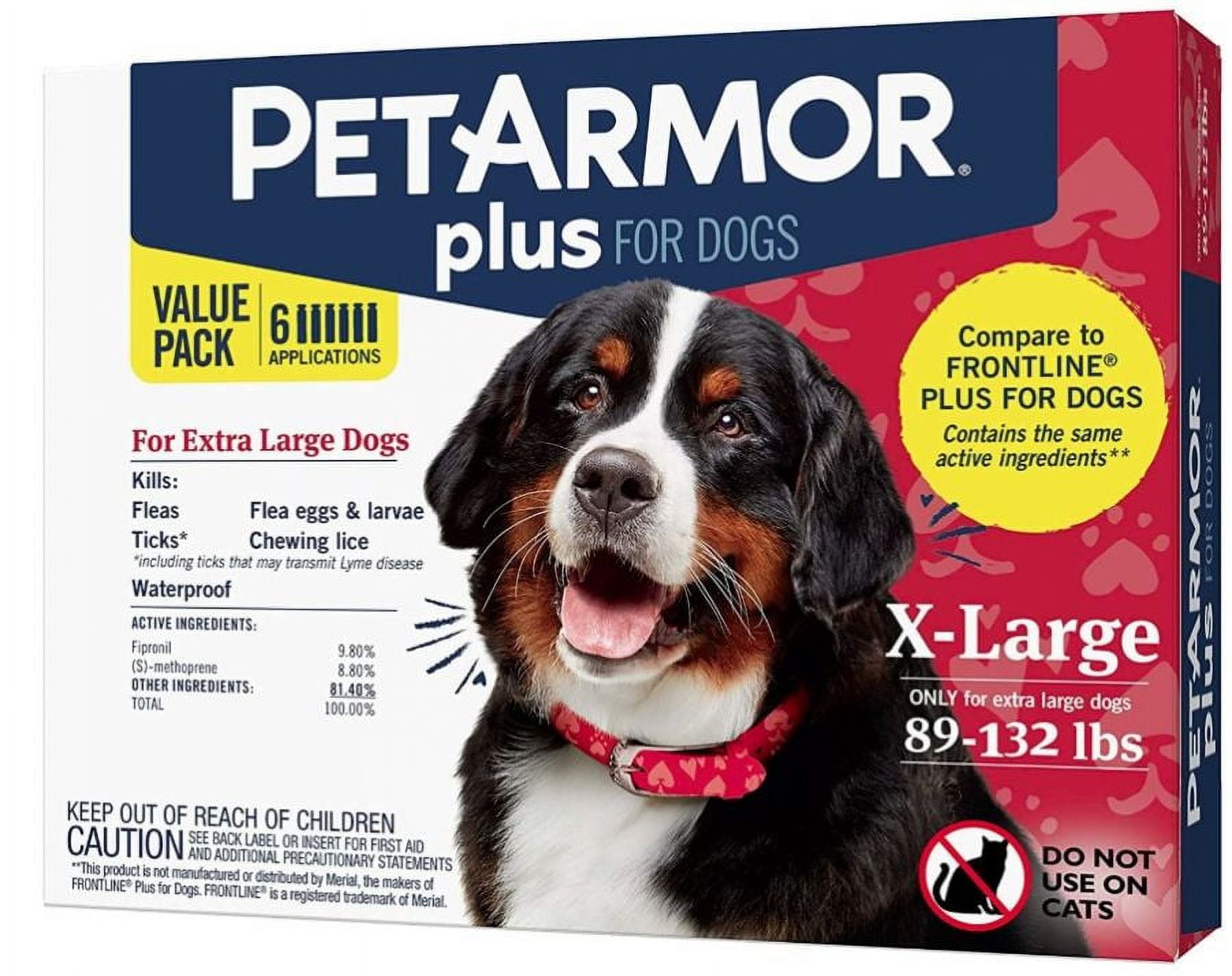 PetArmor PetArmor Plus Flea and Tick Treatment for XLarge Dogs (89132