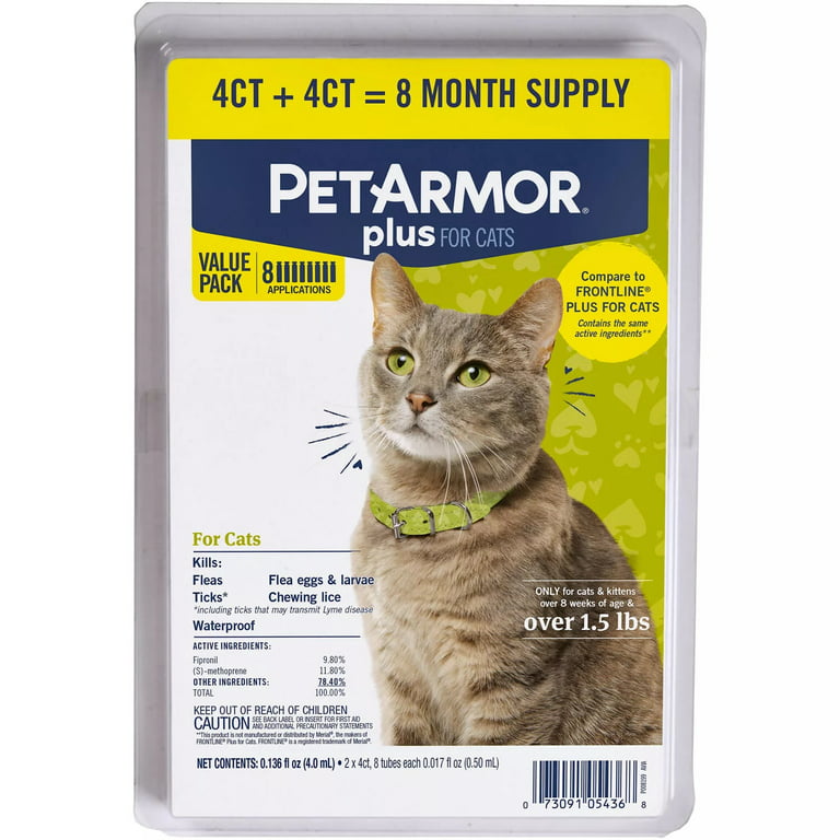 Petarmor Plus Flea Tick Treatment for Dogs - 6 count