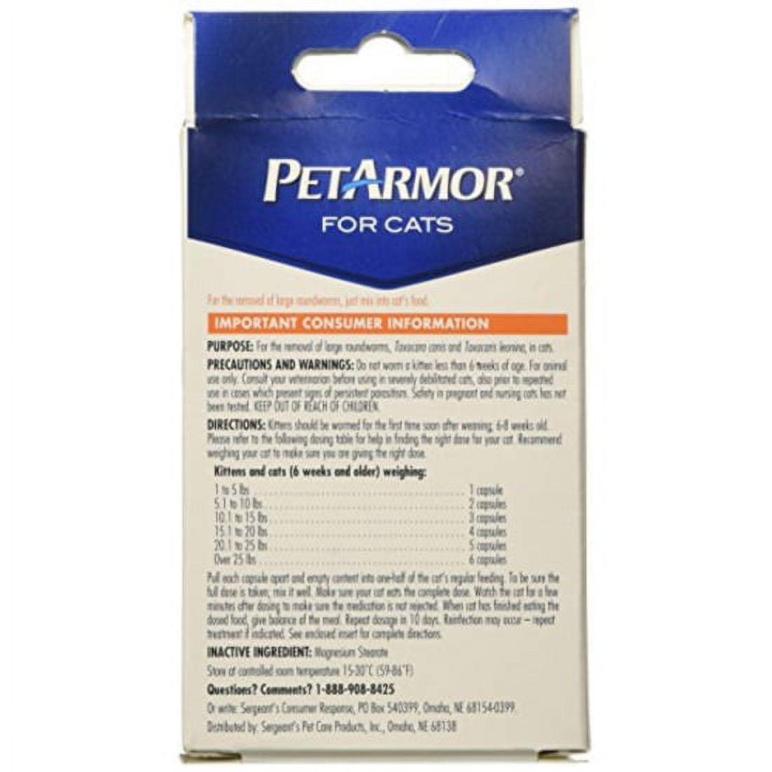 PetArmor Worm Away Cat Wormer