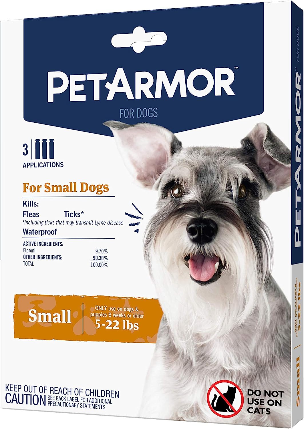 PetArmor for Dogs, Flea and Tick Treatment for Small Dogs (522 Pounds