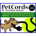 thumbnail image 1 of PetCords Dog and Cat Cord Pet Protector 20 FT, Protects Your Pets from Chewing Through Insulated Cables up to 20 FT, Pet and Critter Safety Device, Unscented, Made and Designed in The USA Black 20 FT, 1 of 2