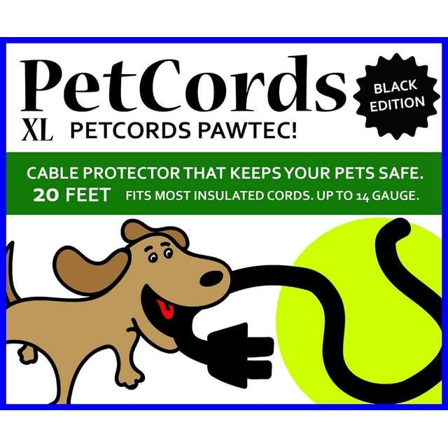 PetCords Dog and Cat Cord Pet Protector 20 FT, Protects Your Pets from