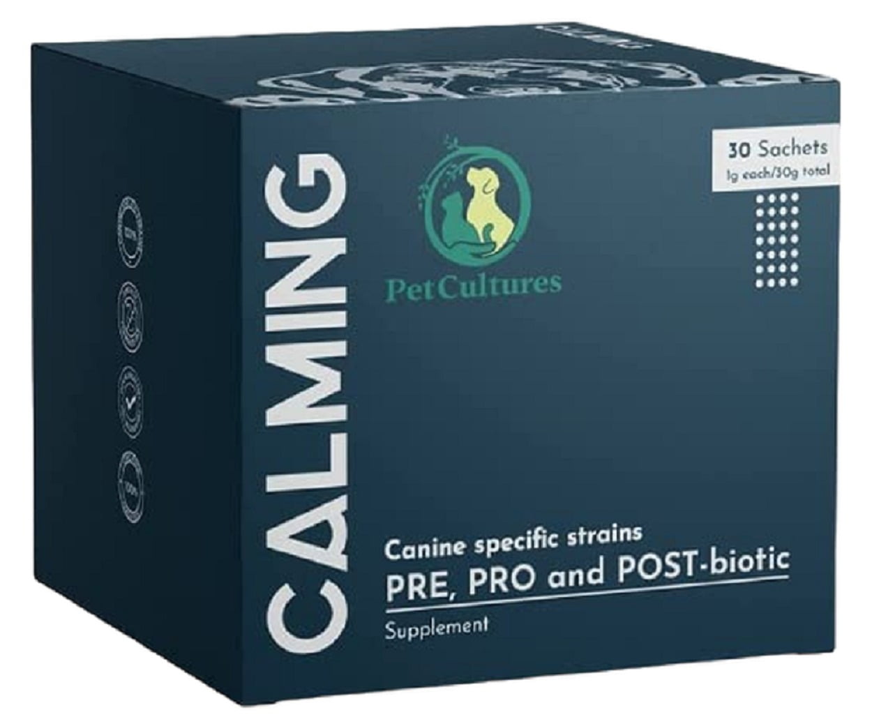 PetCultures Dog Probiotics Calming for Dogs LTheanine & L