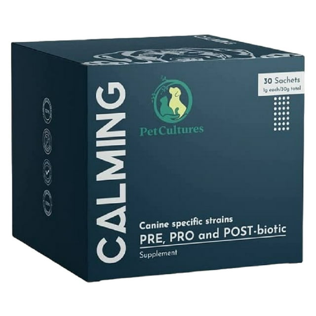PetCultures Dog Probiotics Calming for dogs LTheanine & LTryptophan 5 CFU Strains 2 Bill