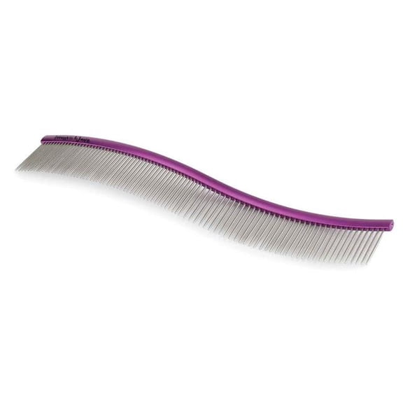 PetEdge TP3289 15 95 9.5 in. Master Grooming Tools Medium Coarse Wave Combs