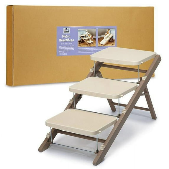 PetEdge US1073 03 25 Pet Studio 3 Step Metro Ramp Steps