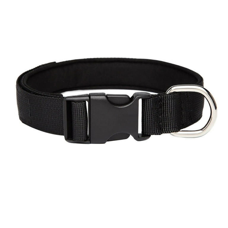 PetEquip Adjustable Nylon Dog Collar Solid Color Puppy Neck Pet Leash for Small Medium Large Dog Walmart
