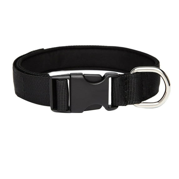 PetEquip Adjustable Nylon Dog Collar Solid Color Puppy Neck Pet Leash for Small Medium Large Dog