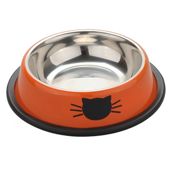 PetEquip Stainless Steel Pet Cat Bowl Kitten Puppy Dish Bowl Non-Skid for Small Dogs Cats