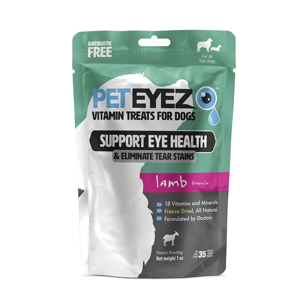 PetEyez Tear Stain Remover AIF4 Vitamin Treats for Dogs Eye Health