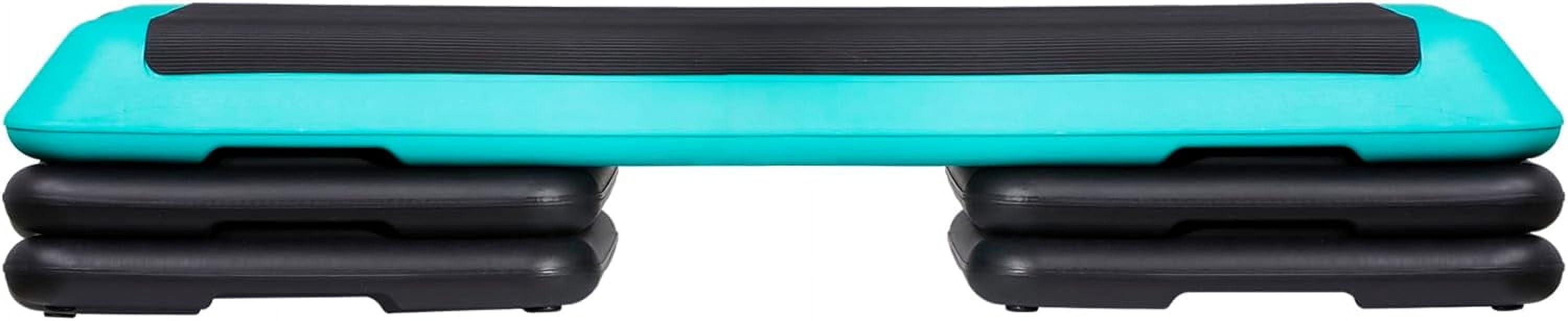 aerobic step platform adjustable with 4 risers for... PetFurnish 43'' Exercise Aerobic Step Platform, Adjustable Fitness ...