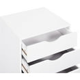 thumbnail image 1 of PetFurnishn  Home Office File Cabinets Wooden File Cabinets for Home Office Lateral Cabinet Wood Cabinet Mobile Mobile Storage Filing Storage Drawer White 5 Drawer, 1 of 18