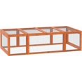 thumbnail image 1 of PetFurnishn Large Wooden Rabbit Hutch Bunny Hutch Small Animal Habitat Enclosure Outdoor Run and Lockable Doors, Natural, 1 of 10