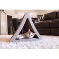 thumbnail image 1 of PetFusion 3-Sided Vertical Scratcher Cat Lounge, Multiple Angle Cat Scratching Pad, 6 Usable Sides, Brown, Large 24"L, 1 of 5