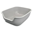 thumbnail image 1 of PetFusion BetterBox Pet Safe Non-Stick Coating Open Top Cat Litter Box, Large, Gray, Pack of 1, 1 of 7