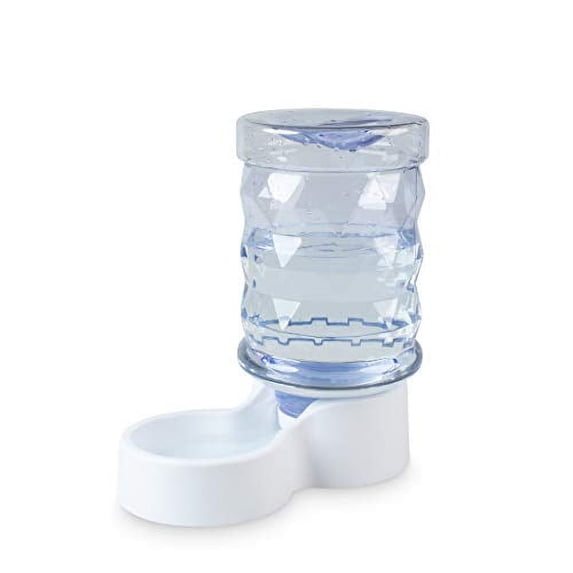 PetFusion H2O Gravity Pet Water Dispenser, Durable 2.5 Gallon Water Feeder, Automatic Water Station for Cats & Small, Medium, Large Dogs, Transparent