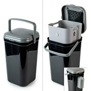 PetFusion Portable Outdoor Pet Waste Disposal. Innovative Dog Waste Station with Locking Handle, Universal Dog Poop Bag Holder, Complimentary Deodorizer & 5 Waste Bags Incl.
