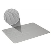 PetFusion ToughGrip Silicone Waterproof Cat Litter Mat XL, Gray