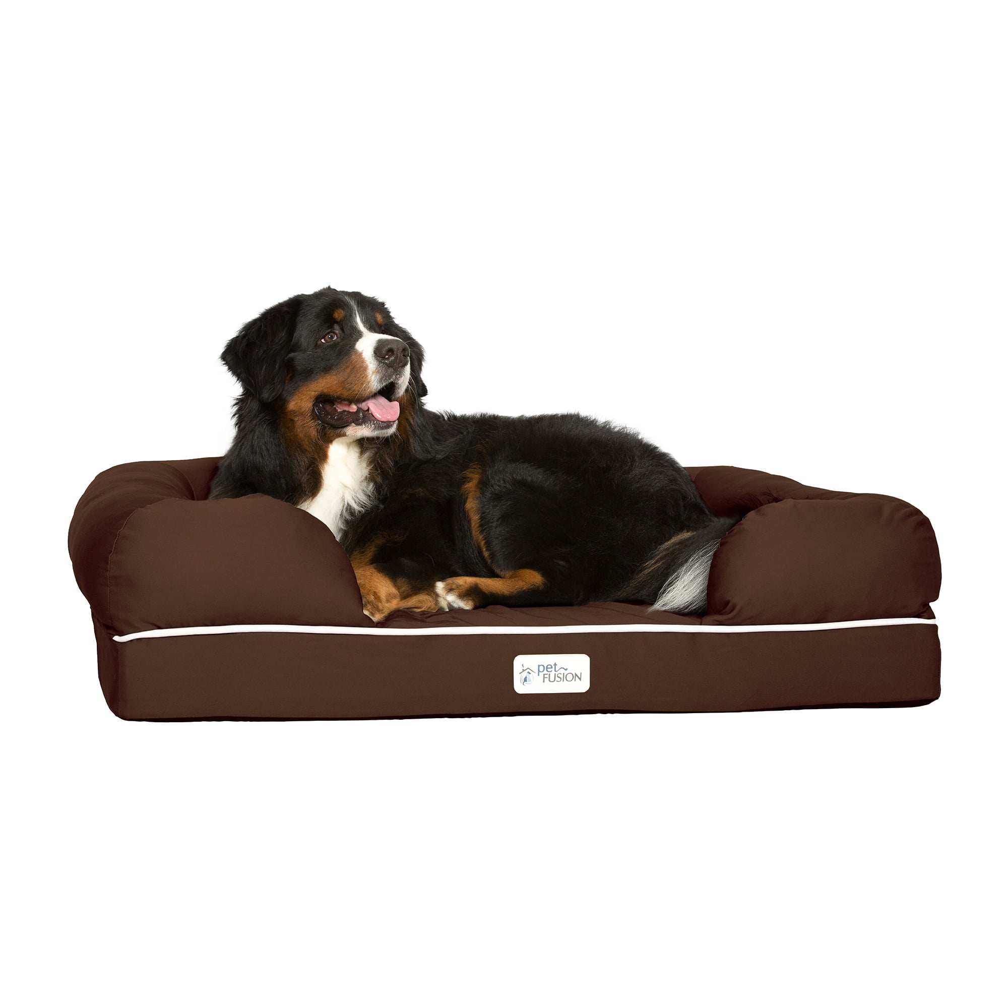 X-Large Brown Waterproof Orthopedic Memory Foam Dog Bed