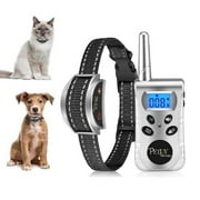 PetJoy Cat Training Collar and Small Dog Training Collar, Cat Meow Collar and Bark Collar no Shock, 900 ft Remote Range, Effective, Intelligent, Waterproof and Rechargeable,Christmas Birthday Gifts