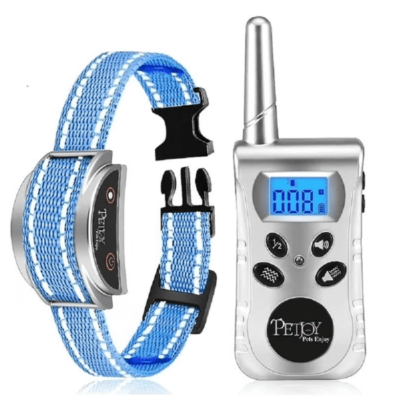 PetJoy No Shock Training Collar for Dogs & Cats,Small Dog Training Collar, Cat Meow Collar, 1600ft Remote, Vibration Only, IP67 Waterproof (Small/Medium)