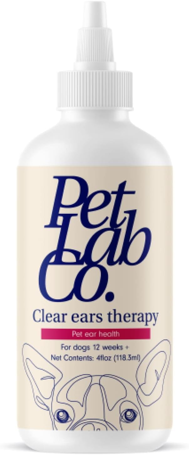PetLab Co. Clear Ears Therapy Ear Cleaner for Dogs Supporting Yeast
