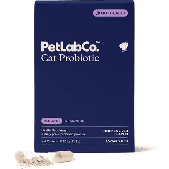 Petlab Co. Probiotics for Cats, 30 Count, Supports Gut Health, Immunity ...