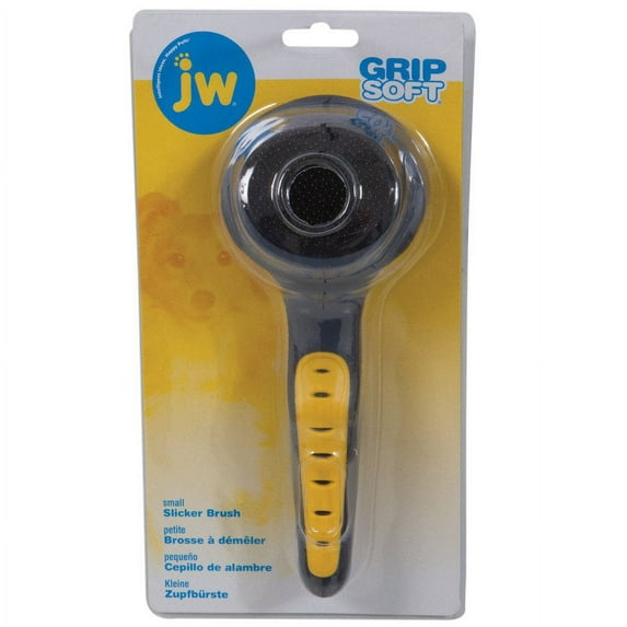 JW Pet Company GripSoft Slicker Brush Dog Brush, Small 65010