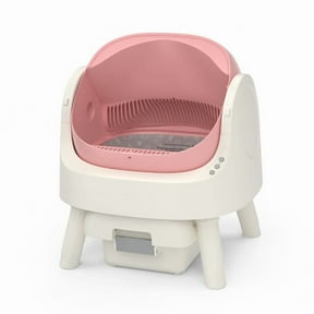 Cumrige Self Cleaning Litter Box,Open Top Automatic Litter Box with App