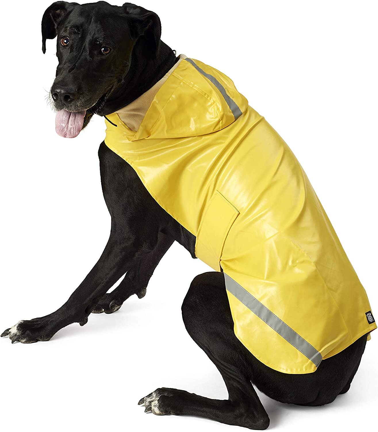PetRageous 8403YXXL London Slicker Water Repellent Dog Raincoat with