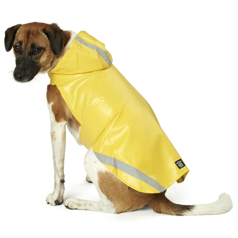 PetRageous Designs London Slicker Dog Rain Coat Yellow Large Walmart