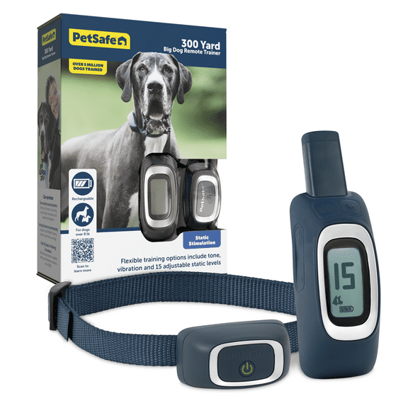 PetSafe 300 Yard Remote Trainer, Dog Training Collar, 3 Modes: Tone, Vibration, 1-15 Levels of Stimulation