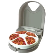 PetSafe 5 Meal Programmable Pet Food Dispenser, Automatic Dog and Cat Feeder - Dry or Semi-Moist Pet Food, Timed Cat Feeder or Dog Feeder, Slow Feed Portion Control 5 Cup/40 Ounce Total Capacity