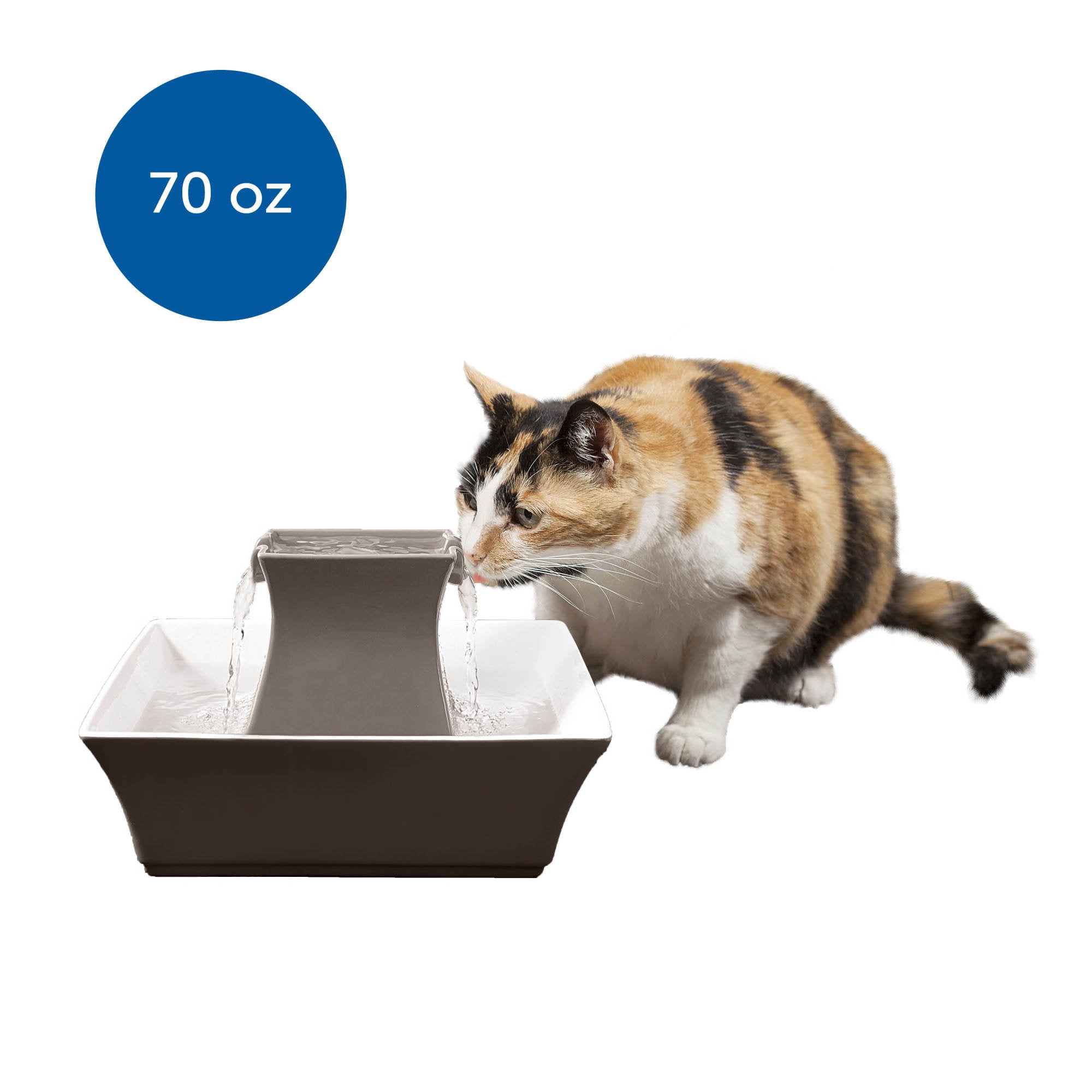 PetSafe Drinkwell Ceramic Pagoda Fountain White