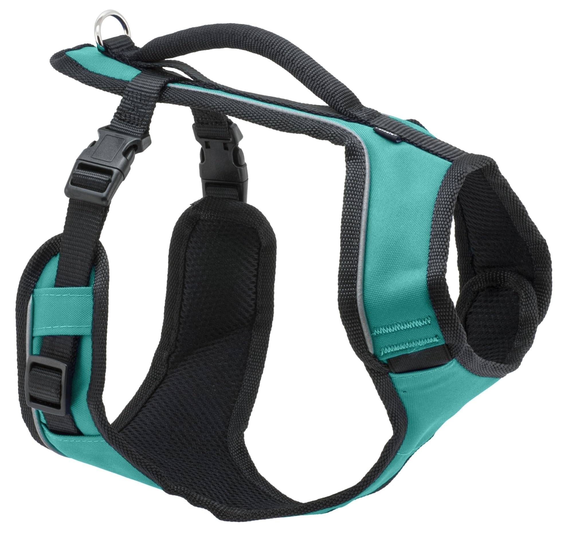 PetSafe EasySport Harness, Fully Adjustable, Top Handle for Quick Control, L, Teal