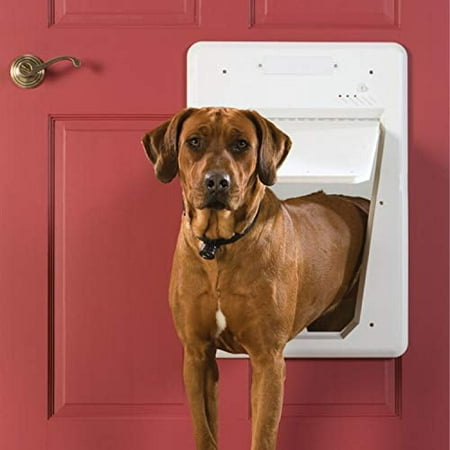 PetSafe Electronic SmartDoor - Collar Activated Dog and Cat Door - Small to Pets