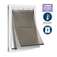 thumbnail image 1 of PetSafe Extreme Weather Aluminum Pet Door for Dogs and Cats, Large, 1 of 7