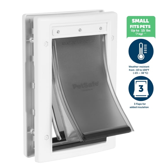 PetSafe Extreme Weather Pet Door for Dogs and Cats, Energy Efficient - Small