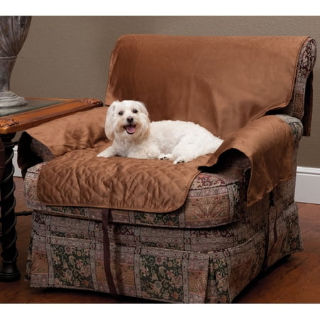PetSafe Full Coverage Chair Protector for Dogs and Cats, Durable, Waterproof, Cocoa