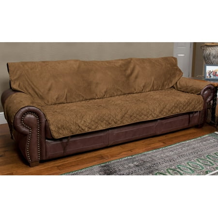 PetSafe Full Coverage Sofa Protector for Dogs and Cats, Durable, Waterproof, Cocoa