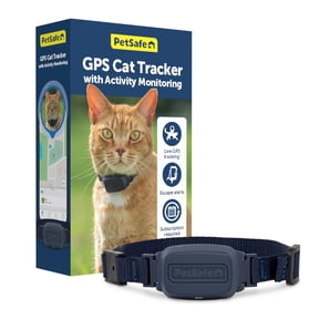 PetSafe GPS Cat Tracker  Live GPS Tracking  Unlimited Safe Zones, Immediate Escape Alerts  Distance and rest time - Breakaway Collar  Up to 15-Day Battery Life  Subscription Required