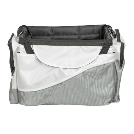 PetSafe Happy Ride Bicycle Basket, Light Grey, Supports Pets Up to 13 lb