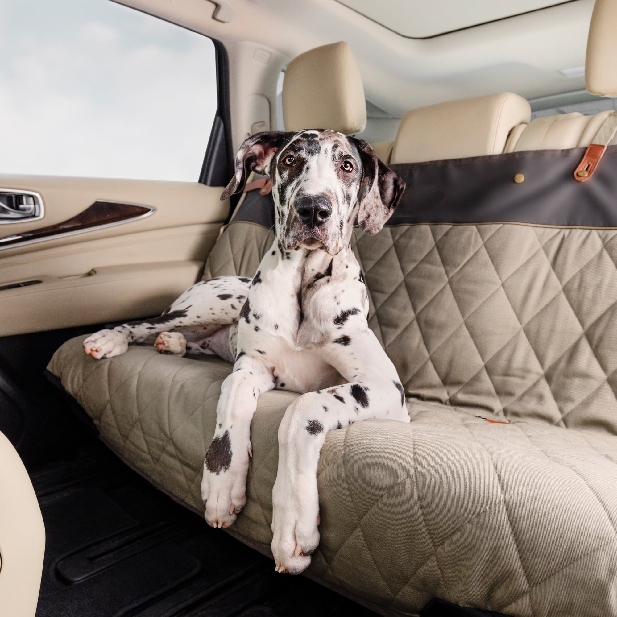 PetSafe Happy Ride Quilted Bench Seat Cover for Dogs and Cats Green Walmart