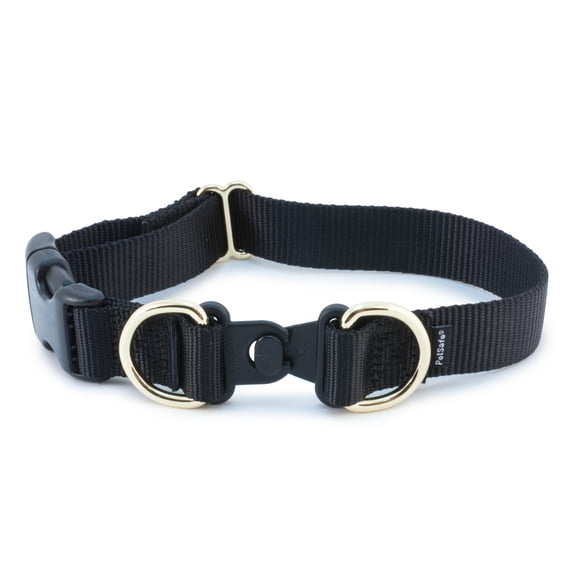 PetSafe KeepSafe Break-Away Collar  1 in Wide, Medium, Black  Prevent Collar Accidents for your Dog or Puppy  Improve Safety, Compatible with Leash Use, Adjustable Sizes